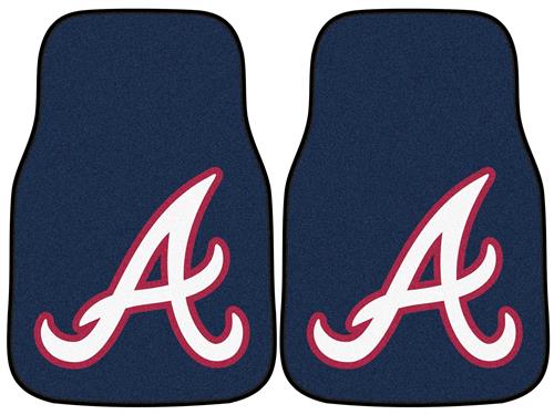 Fan Mats MLB Atlanta Braves Carpet Car Mat (set)