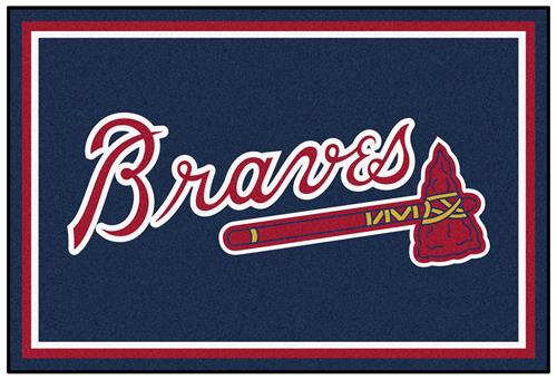 Fan Mats MLB Atlanta Braves 5' x 8' Rug