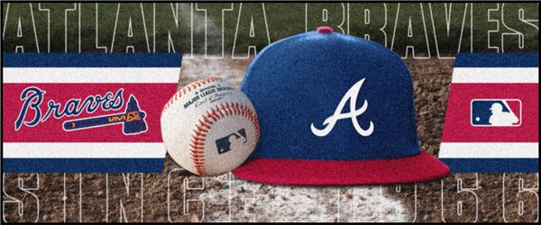 Nike Adult MLB Dri-Fit Full Button Jersey N140 / Ny40 Atlanta Braves Blue