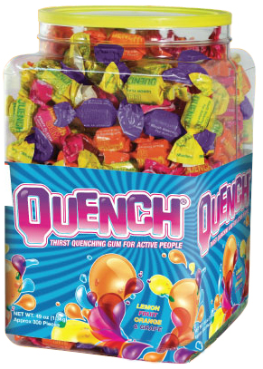 Quench Sports Gum TUB-O-QUENCH (300 pieces)