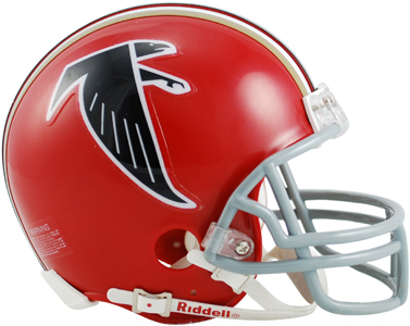 NFL Falcons Mini Replica Helmet (Throwback)