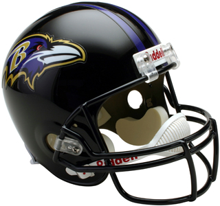 NFL Ravens Deluxe Replica Full Size Helmet. Free shipping.  Some exclusions apply.
