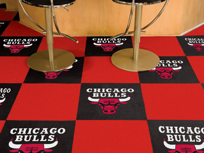 Fan Mats NBA Chicago Bulls Carpet Tiles