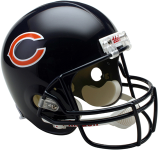 NFL Chicago Bears Deluxe Replica Full Size Helmet. Free shipping.  Some exclusions apply.