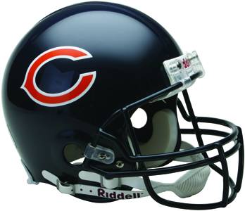 NFL Chicago Bears On-Field Full Size Helmet (VSR4). Free shipping.  Some exclusions apply.