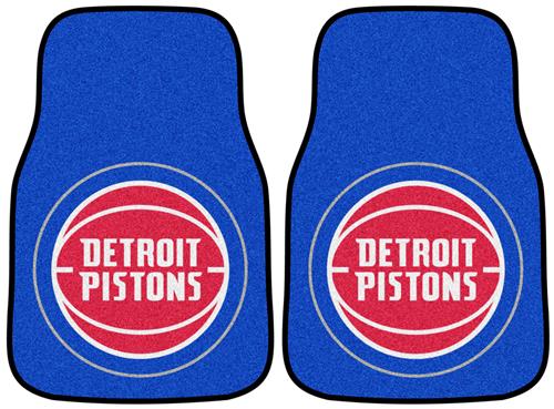 Fan Mats NBA Detroit Pistons Carpet Car Mats (set)