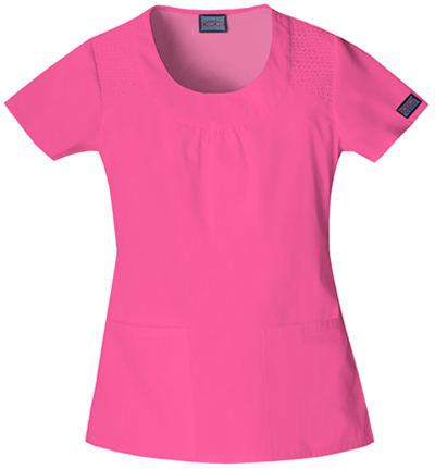 Cherokee Women's Scoop "U" Shape Scrub Tops. Embroidery is available on this item.