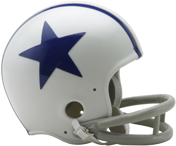 NFL Cowboys (60-63) Mini Replica Helmet -Throwback
