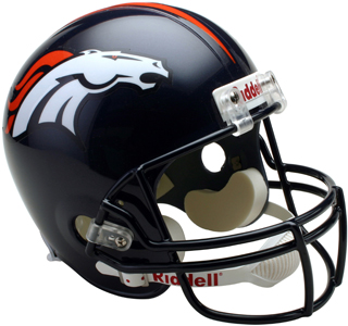 NFL Broncos Deluxe Replica Full Size Helmet. Free shipping.  Some exclusions apply.
