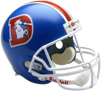NFL Broncos (75-96) Replica Full Size Helmet (TB). Free shipping.  Some exclusions apply.