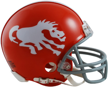 NFL Broncos (62-65) Mini Replica Helmet -Throwback