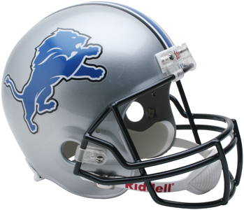 NFL Lions Deluxe Replica Full Size Helmet. Free shipping.  Some exclusions apply.
