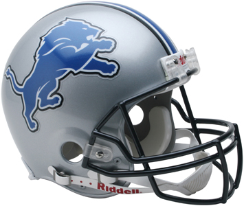 NFL Lions On-Field Full Size Helmet (VSR4). Free shipping.  Some exclusions apply.