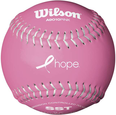 Wilson HOPE Pink Fastpitch Softballs (3 Dozen)