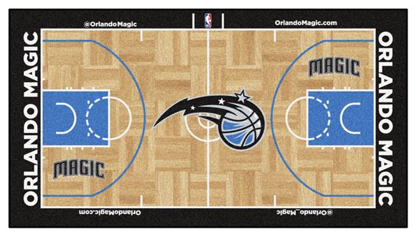 27 Orange & Blue NBA Orlando Magic Basketball Round Doormat