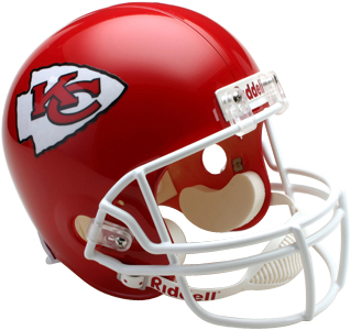 NFL Chiefs Deluxe Replica Full Size Helmet. Free shipping.  Some exclusions apply.