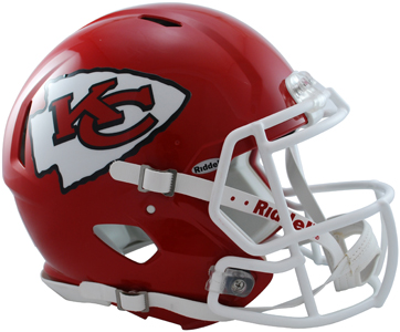 NFL Chiefs On-Field Full Size Helmet (Speed). Free shipping.  Some exclusions apply.