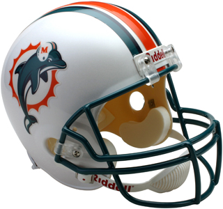 NFL Miami Dolphins Deluxe Replica Full Size Helmet. Free shipping.  Some exclusions apply.
