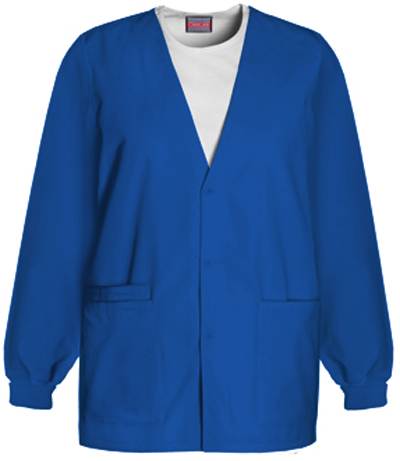 Cherokee Women's Cardigan Warm-Up Scrub Jacket. Embroidery is available on this item.