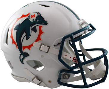 NFL Dolphins On-Field Full Size Helmet (Speed). Free shipping.  Some exclusions apply.