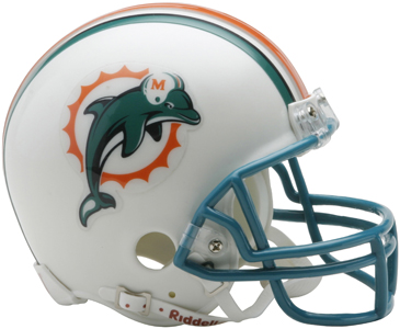 NFL Miami Dolphins Mini Helmet (Replica)