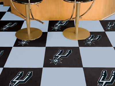 Fan Mats NBA San Antonio Spurs Carpet Tiles