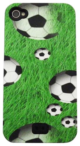 Soccer Ball on Grass iPhone Case