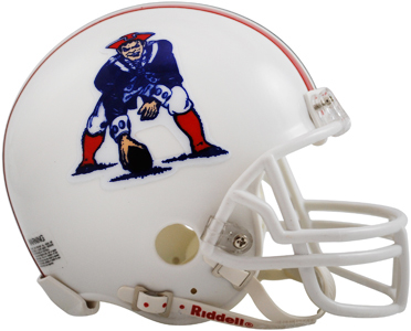 NFL Patriots (82-89) Mini Replica Helmet Throwback
