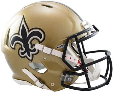 NFL Saints On-Field Full Size Helmet (Speed). Free shipping.  Some exclusions apply.