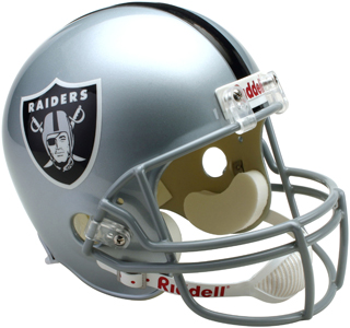 NFL Raiders Deluxe Replica Full Size Helmet. Free shipping.  Some exclusions apply.