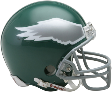 NFL Eagles (74-95) Mini Replica Helmet Throwback