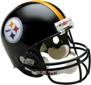 NFL Steelers Deluxe Replica Full Size Helmet. Free shipping.  Some exclusions apply.