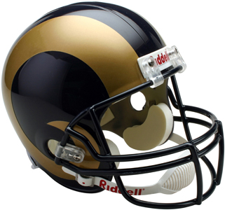 NFL St. Louis Rams Deluxe Replica Full Size Helmet. Free shipping.  Some exclusions apply.