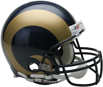 E53431 NFL St. Louis Rams On-Field Full Size Helmet -VSR4