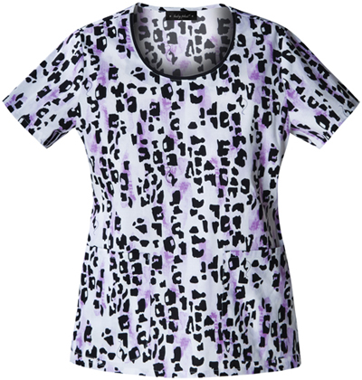 Baby Phat Womens Go Cat Go! Scrubs Top. Embroidery is available on this item.