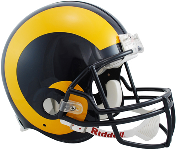 NFL Rams (81-99) On-Field Full Size Helmet (TB). Free shipping.  Some exclusions apply.