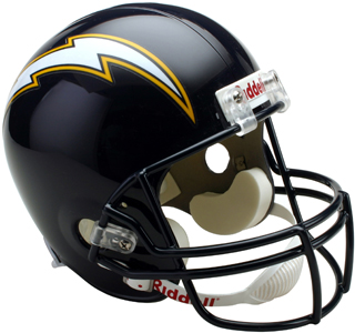 NFL Chargers (88-06) Replica Full Size Helmet (TB). Free shipping.  Some exclusions apply.