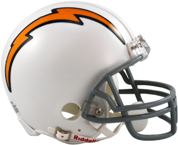 NFL Chargers (61-73) Mini Replica Helmet Throwback