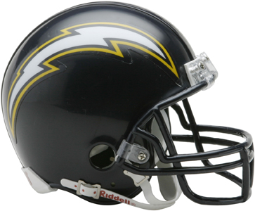NFL Chargers (88-06) Mini Replica Helmet Throwback