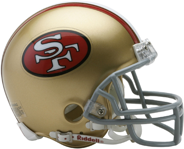 NFL 49ers (64-95) Mini Replica Helmet Throwback