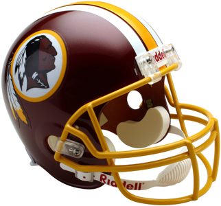 NFL Redskins Deluxe Replica Full Size Helmet. Free shipping.  Some exclusions apply.