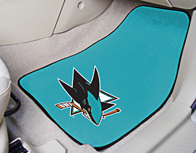 Fan Mats NHL San Jose Sharks Carpet Car Mats (set)