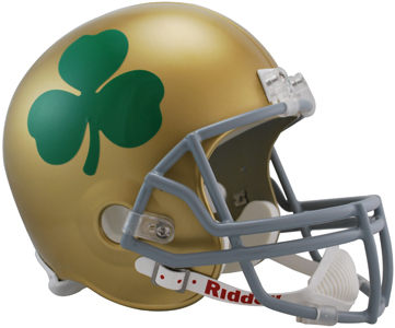 NCAA Notre Dame Shamrock Deluxe Replica Helmet. Free shipping.  Some exclusions apply.