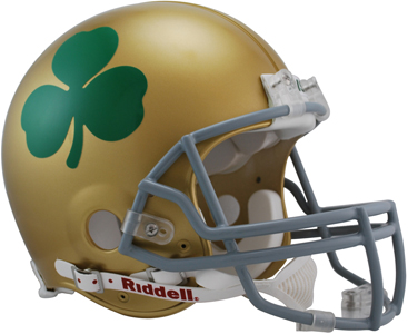 NCAA Notre Dame Shamrock Full Size Helmet (VSR4). Free shipping.  Some exclusions apply.