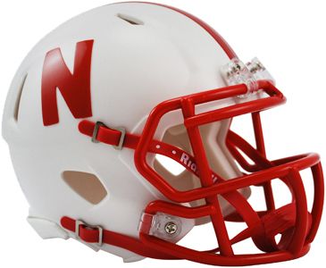 NCAA Nebraska Speed Mini Helmet