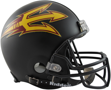 NCAA Arizona State Black On-Field Helmet (VSR4). Free shipping.  Some exclusions apply.
