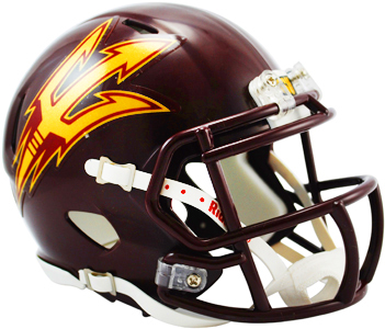 NCAA Arizona State Maroon Speed Mini Helmet