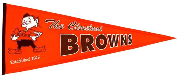 Winning Streak Cleveland Browns Banner at