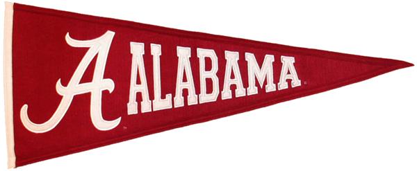 Officially Licensed NCAA University of Alabama Three Plank Flag