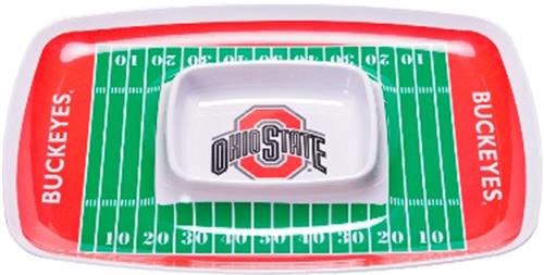 COLLEGIATE Ohio State Chips & Dip Tray (Set of 6)